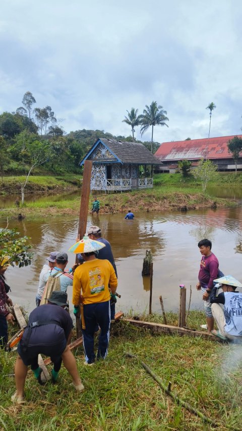 Pembuatan Jembatan Gazebo
